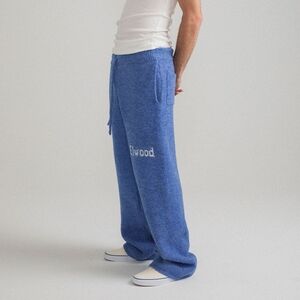 Elwood Blue Knit Sweater Pants